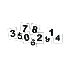 Intrepid International Team Penning Numbers 0 - 9 (6 of Each) - Create a Prof...