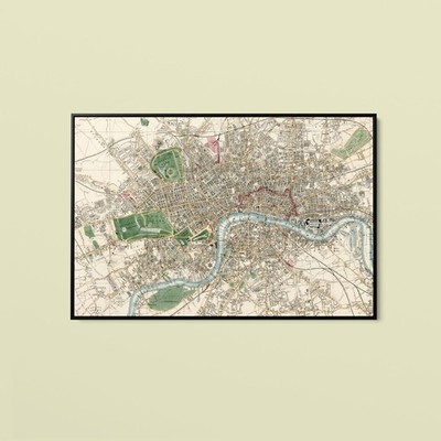 J Whitbread - Whitbreads New Plan of London Drawn From Authentic Survey - Print