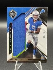 2022 Panini Limited - Unlimited Potential Jameson Williams #LP-JWI /75 (MEM, RC)
