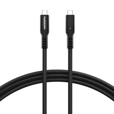 40Gbps Thunderbolt 4 Cable [Intel Certified] 3.3ft USB C to USB C Cable,240W(5A)