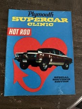 Sox & Martin Plymouth Super Car Clinic Hot Rod Special Souvenir Edition 1968