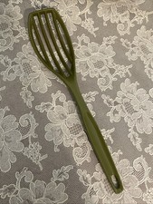 Vintage Foley Avocado Green Nylon Slotted Spo...