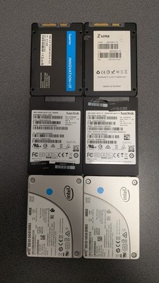 6x  SSD | Sata 2,5 Zoll | 2x 480GB 2x 256GB 1x 1TB 1x 512GB