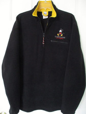 Disneyland L/S Black Fleece 1/4 Zip Sweater NWOT - Size Unisex Medium - Large 