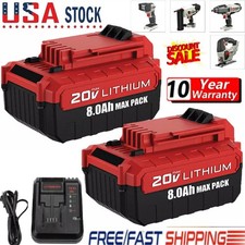 NEW 8 Ah 20 Volt for PORTER-CABLE 20V Slider Li-ion Battery PCC685L PCC680L