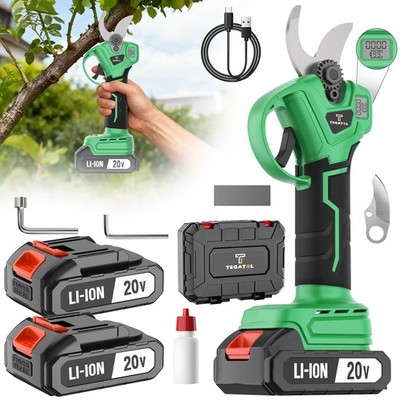 Cordless Electric Pruning Machine, Lithium Battery and Fast Charger