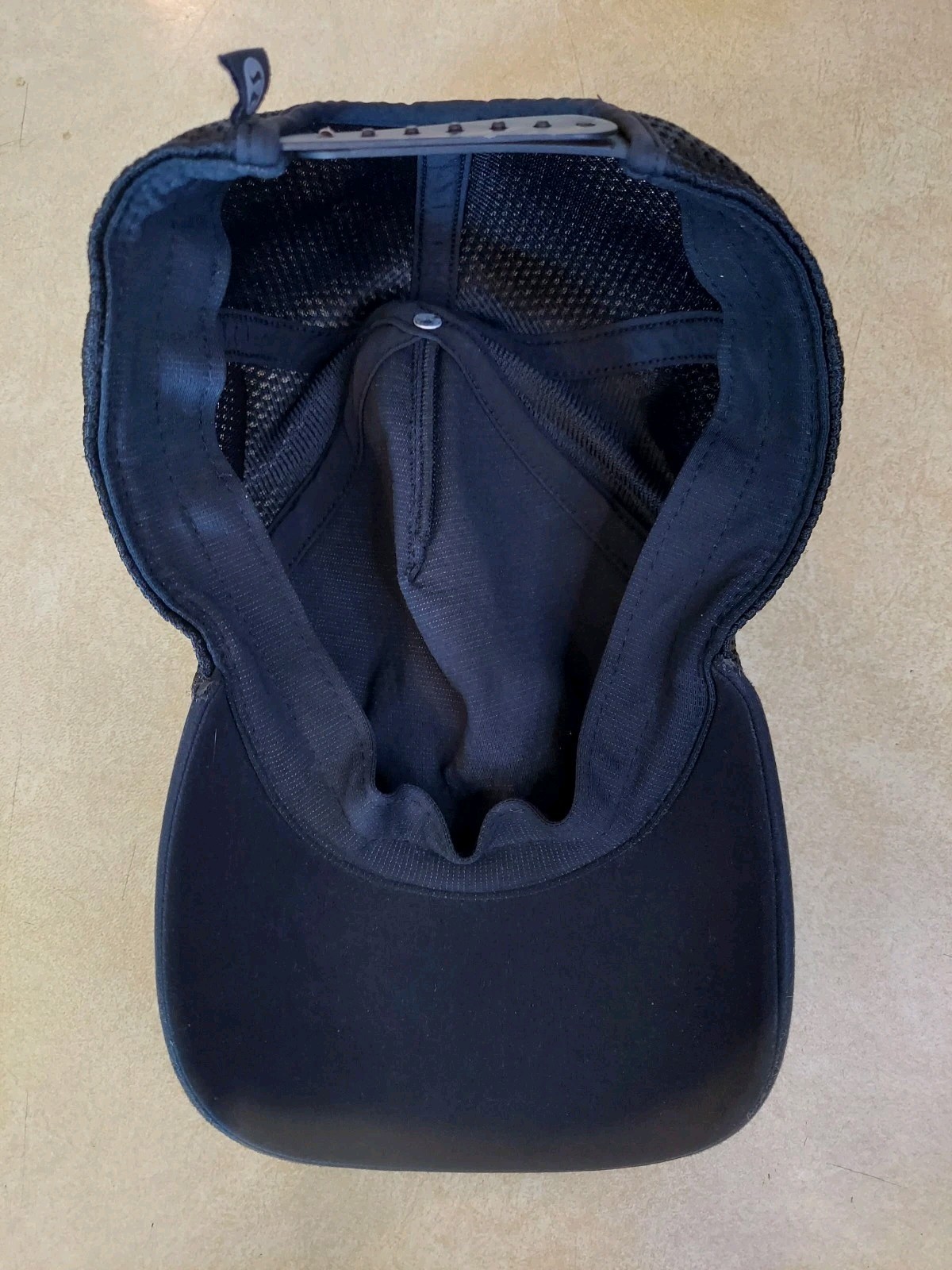 Lululemon Solid Black Mesh Back Hat Adjustable Sn… - image 7