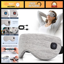 Cordless Heated Eye Mask - Warm Compress for Dry Eyes, Stye, Blepharitis Relief