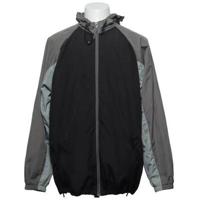 Athletech, Allwetterjacke, Herren, Größe: M, Grau/Schwarz #77j
