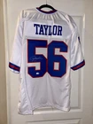 Lawrence Taylor / Autographed New York Giants White Custom Football Jersey / JSA