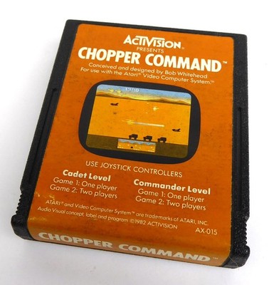 Atari 2600 Spiel -- CHOPPER COMMAND  (Activision) --  VCS