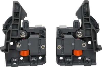 3 Pairs of DTC Undermount Drawer Left & Right Locking Device Set, Gray 