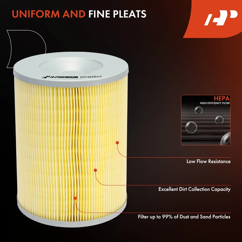 Filtro de aire del motor A-Premium para furgoneta Nissan Sentra 1983-1987 1987 720 Datsun 720 Foto 4 de 4