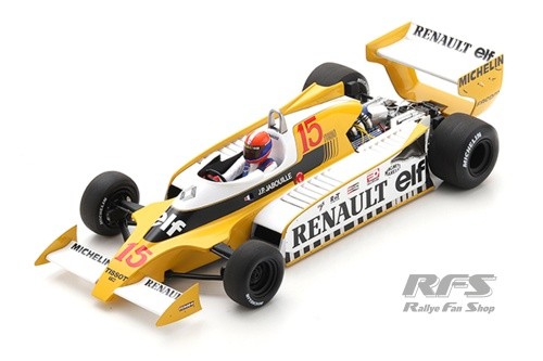 Renault RS11 Jabouille Formel 1 French Gp 1979 1:18 Spark-image