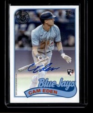 2024 Topps Update #89BA2-CE Cam Eden 1989 Topps 35th Anniversary Autographs