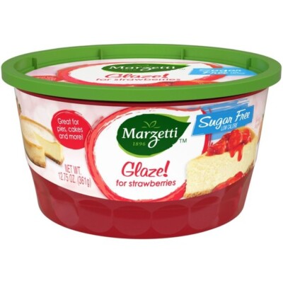 Marzetti Glaze for Strawberries Sugar Free Low Calorie, 12.75 oz --12--