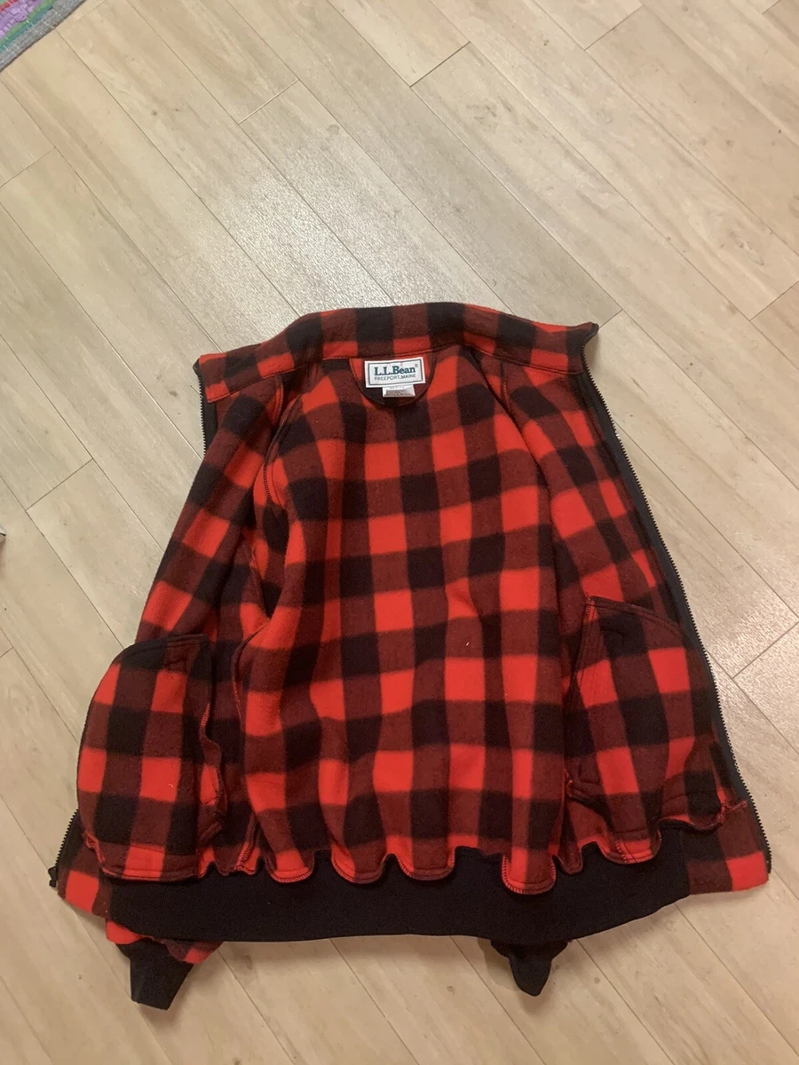Ll bean clearance buffalo plaid pullover