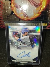 2023 Bowman Sterling Gabriel Martinez Auto Prospect Auto PA-GM Blue Jays #/150