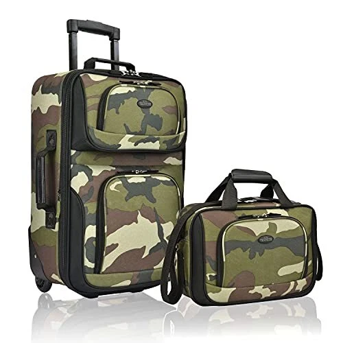 Camouflage luggage sets sales