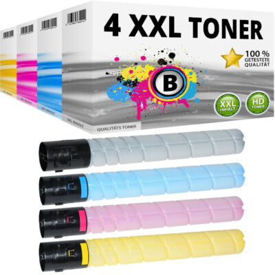 4x Toner für Konica Minolta TN-321 Bizhub C224 C224e C284e C364e Set
