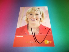 Andrea Kiewel sexy signed autograph autograph autograph card