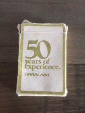 Pan Am Airlines 50 years of experience 1977 Playing Cards