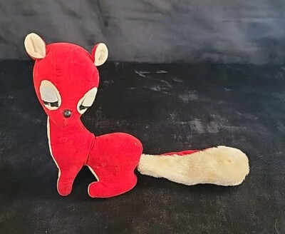 Vintage Dream Pets Plush Vickie Vixen Fox Made In Japan #1268 Great Condition