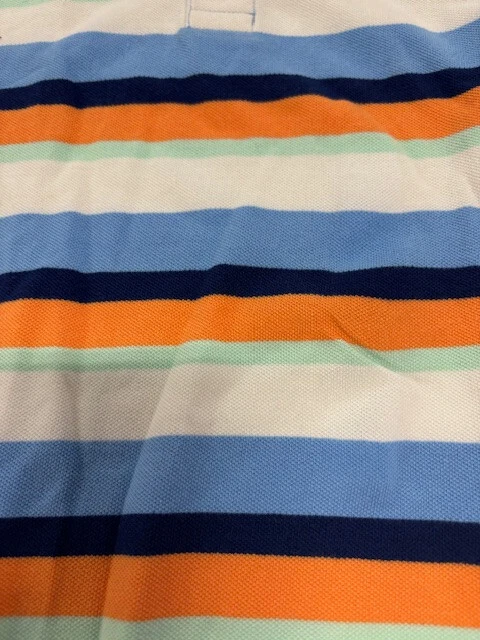 Camisa Polo Tommy Hilfiger Niño Manga Corta NUEVA (Multicolor Rayas, PEQUEÑA) NUEVA CON ETIQUETAS Foto 3 de 3