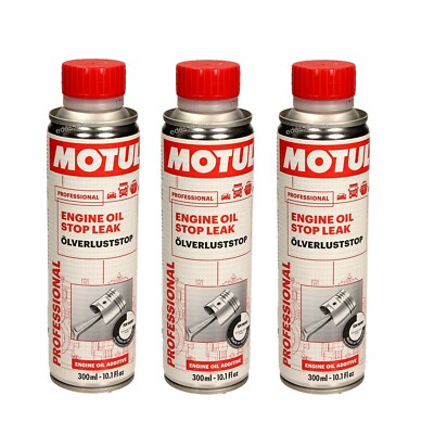 3x 300ml ADDITIV Öl-verlust-Stop Dicht-mittel Motordichtmittel Motor Leck Dicht