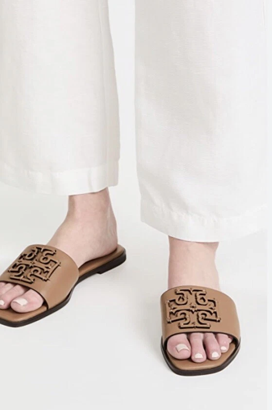 Tory Burch Ines Logo Mule Sandals