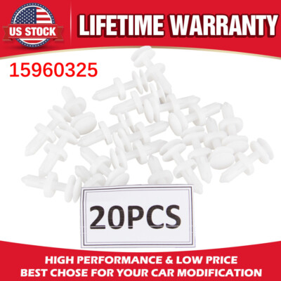 Pack of 20) Door Panel Retainer Clips Push In Rivets for GM OBS
