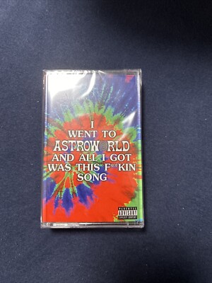 Travis Scott Sicko Mode (Skrillex Remix) Cassette SEALED 2018 Astroworld Epic