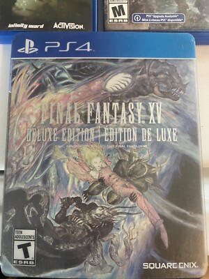 Final Fantasy XV Deluxe Edition Sqaure Enix , redeem codes and blu-ray movie