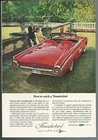 1963  FORD THUNDERBIRD advertisement, T-Bird Sports Roadster print ad