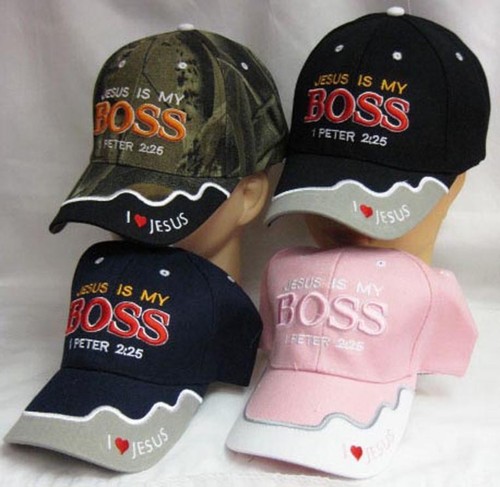 MY BOSS CHRISTIAN HAT BASEBALL CAP 