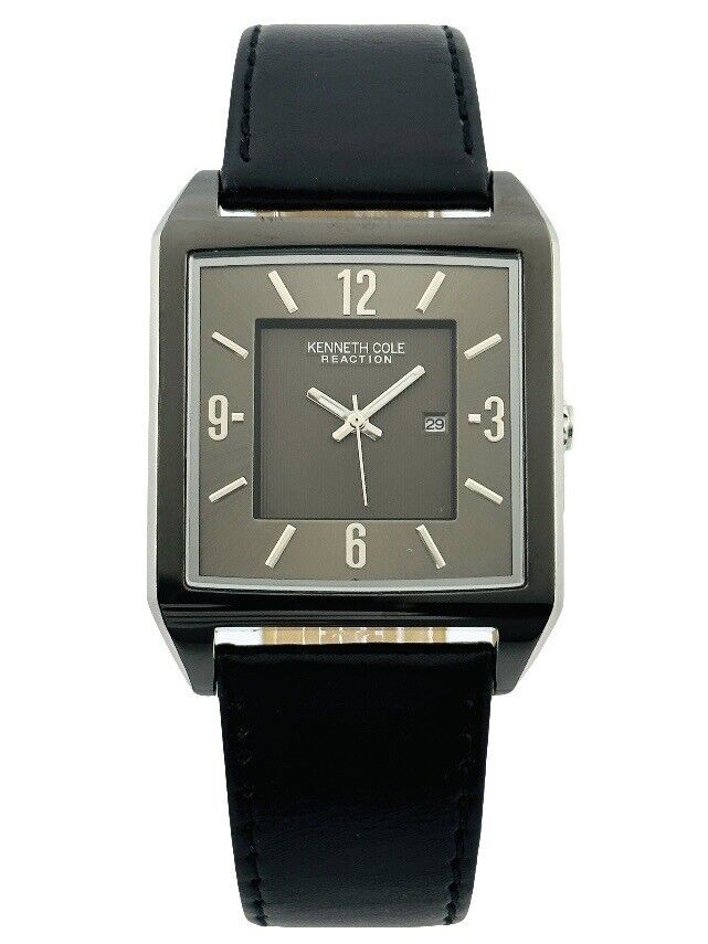 Kenneth Cole Men's KC1459 Black Leather Strap Two Layer Dial Kenneth Cole Men's KC1459 Black Leather Strap Two Layer Dial