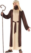 Men s St Joseph Costume Adult Jesus Shepherd Robe Nativity Play Christmas Xmas