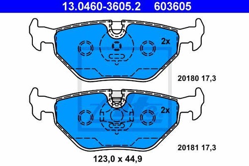 ATE Bremsenkomplettsatz BMW Z4 294mm HINTEN bel. + WK! - Bild 5 von 6