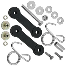 Caltric Grass Chute Latch & Hook Hardware Kit for AYP 597000601 160793 532130758