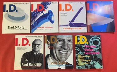 ID INTERNATIONAL DESIGN Lot 7 Zeitschriften KOMPLETTER JAHRGANG 1993 US-Magazin