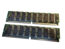 2x 32MB 72-pin 60ns FPM SIMM Non-Parity Memory 8x32 5V 64MB RAM Apple Macintosh