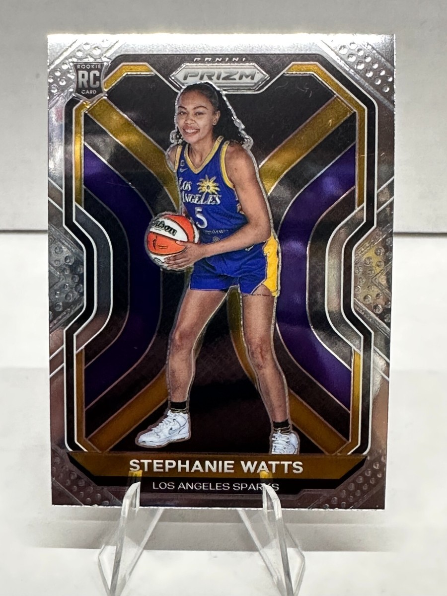 2021 Panini Prizm WNBA Basketball Card #98 Stephanie Watts RC Los