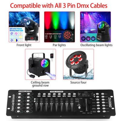 DMX512 Controller 192CH & 40CH Control Console For DJ Disco Party Stage Lighting