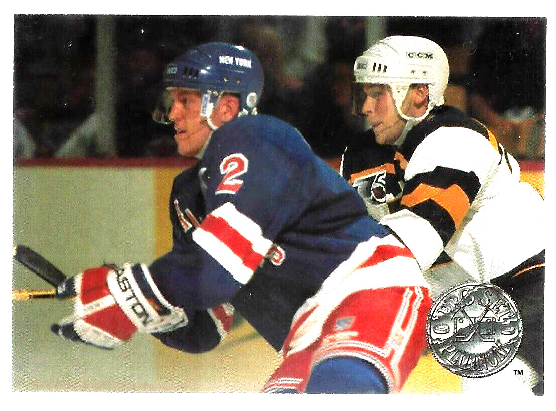 1991-92 Pro Set Platinum #79 Brian Leetch New York Rangers HOF