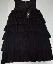 Little Marc Jacobs Cookie Silk Dress Black Girls Size 12 NWT $297 Celebrity Kid