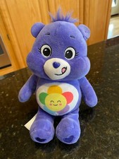 2020 Plush 10" Care Bears Unlock the Magic Purple HARMONY Bear Basic Fun