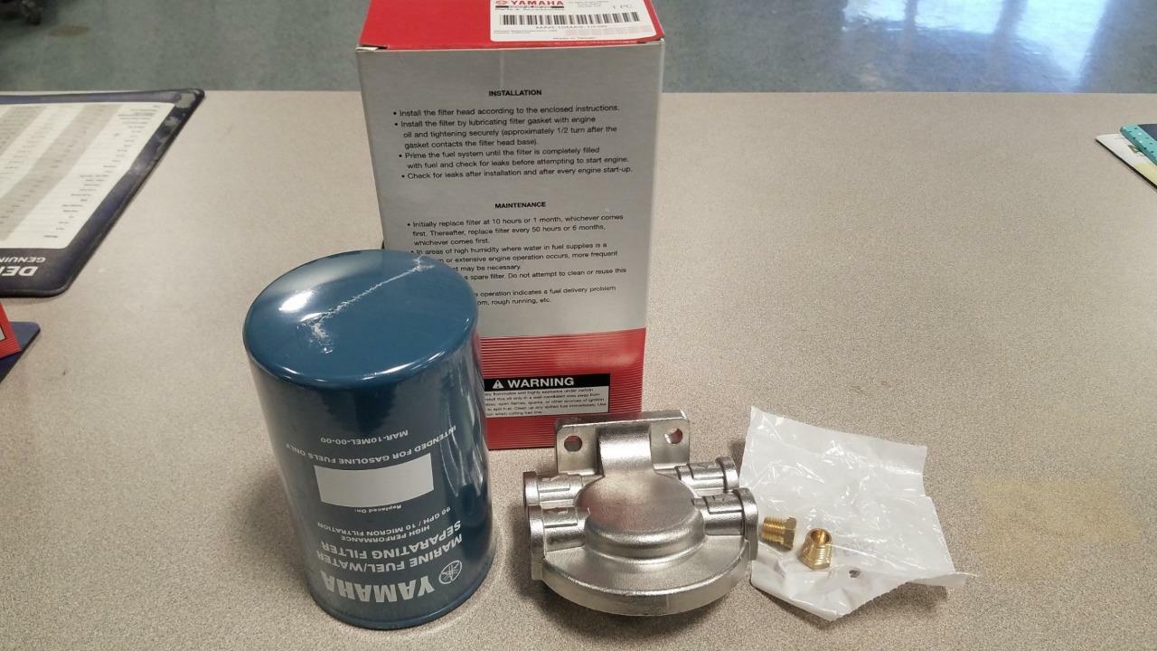 10Micron Fuel/Water Separating Filter Assembly SS Head Yamaha MAR