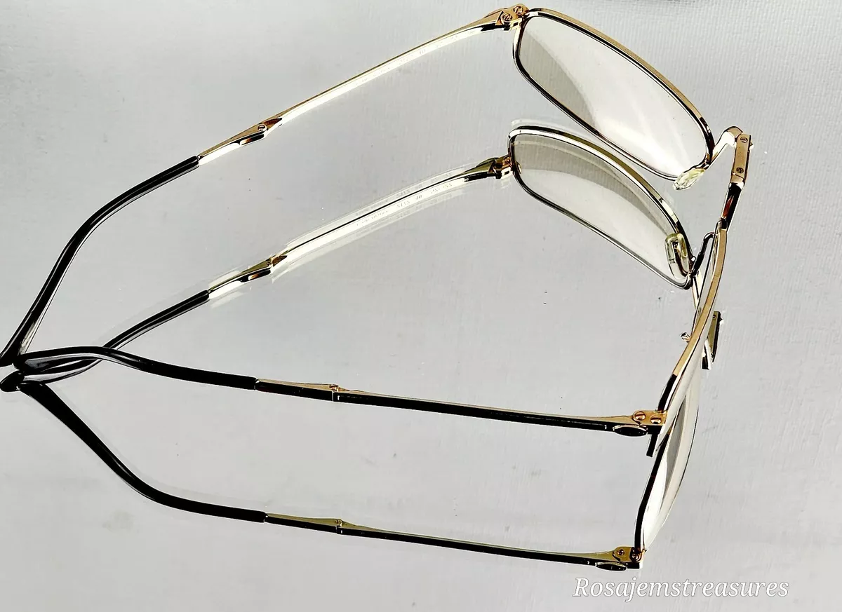 Christian Dior 2172 col. 41 Gold Tone Square Folding Eyeglass Frames -  Amazing