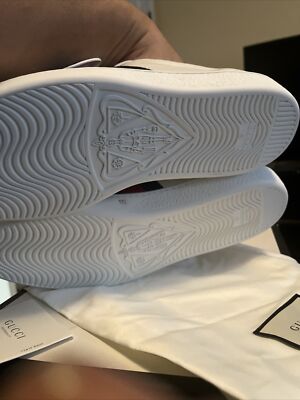 Gucci Ace Sneaker w/Removable Patch White Leather 478191 Gucci Ace Sneaker w/Removable Patch White Leather 478191