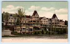 WEIRS, NH New Hampshire New WEIRS HOTEL c1900s Belknap County Postcard